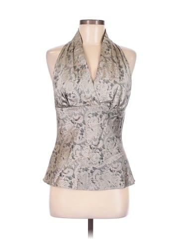 Express Sleeveless Silk Top (view 1)
