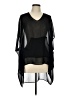 Capote Black 3/4 Sleeve Blouse Size L - photo 1
