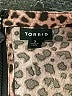 Torrid Animal Print Brown Sleeveless Blouse Size 3X Plus (3) - photo 7