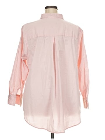 Ellos 3/4 Sleeve Button-Down Shirt (view 2)