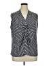 Jones Studio Polka Dots Black Sleeveless Blouse Size 1X - photo 1