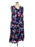 Talbots 100% Viscose Paisley Blue Casual Dress Size 22 - photo 1