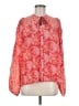 Elan 100% Rayon Red Long Sleeve Blouse Size M - photo 1