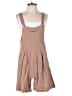 Miss Sparkling 100% Cotton Solid Brown Romper Size M - photo 1