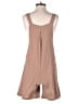 Miss Sparkling 100% Cotton Solid Brown Romper Size M - photo 2