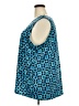 Catherines Blue Sleeveless Blouse Size 2X - photo 5