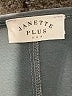 Janette Plus Gray Short Sleeve Top Size 3X - photo 7