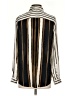 Mason 100% Polyester Stripes Ivory Long Sleeve Blouse Size 2 - photo 2