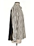 Mason 100% Polyester Stripes Ivory Long Sleeve Blouse Size 2 - photo 4