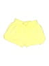 Elan Solid Yellow Shorts Size M - photo 1