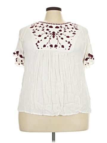 Lucky Brand Short Sleeve Blouse (view 1)