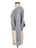 Debut 100% Polyester Metallic Gray Pullover Sweater Size S - photo 5