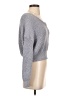 Debut 100% Polyester Metallic Gray Pullover Sweater Size S - photo 4