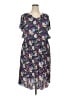Talbots 100% Viscose Floral Blue Casual Dress Size 3X - photo 1