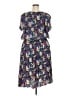 Talbots 100% Viscose Floral Blue Casual Dress Size 3X - photo 2