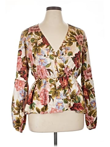 Guess Long Sleeve Blouse (view 1)