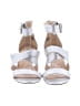 Nine West Silver Wedges Size 7 1/2 - photo 2