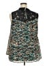 Daniel Rainn 100% Polyester Teal Sleeveless Blouse Size 2X - photo 2