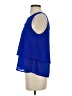 Monteau 100% Polyester Blue Tank Top Size S - photo 5