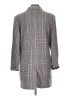 BB Dakota 100% Polyester Checkered-gingham Gray Coat Size L - photo 2