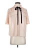 Zara Basic Pink Short Sleeve Blouse Size S - photo 1