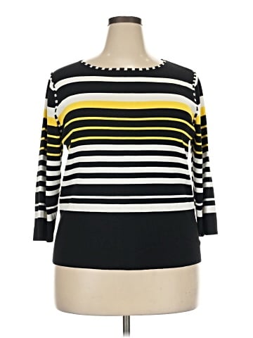 DressBarn 3/4 Sleeve T-Shirt (view 1)