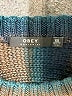 Obey Chevron-herringbone Teal Pullover Sweater Size XS - photo 7