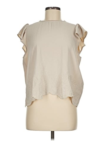 Adrianna Papell Sleeveless Blouse (view 1)