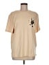Unbranded 100% Polyester Tan Short Sleeve T-Shirt Size M - photo 1