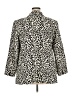 Talbots Animal Print Ivory Blazer Size 20 - photo 2