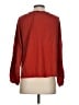 Garnet Hill Red 3/4 Sleeve Blouse Size XS - photo 2