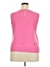 Talbots 100% Polyester Pink Sleeveless Blouse Size 18 - photo 2