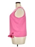 Talbots 100% Polyester Pink Sleeveless Blouse Size 18 - photo 5