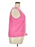 Talbots 100% Polyester Pink Sleeveless Blouse Size 18 - photo 4