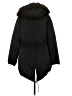 Uniqlo 100% Polyester Black Coat Size XXS - photo 2