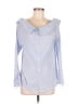 Unbranded 100% Cotton Blue Long Sleeve Blouse Size M - photo 1