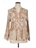Ruby Rd. Tan Long Sleeve Blouse Size XL - photo 1