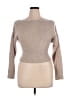 Garage 100% Polyester Tan Pullover Sweater Size S - photo 1