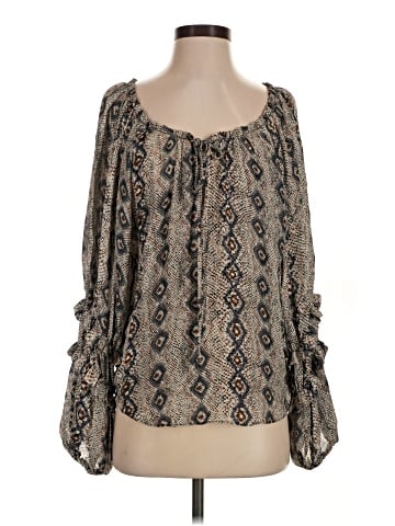 Parker 3/4 Sleeve Silk Top (view 1)
