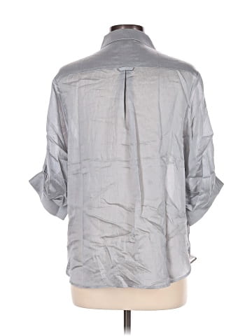 Naked Zebra 3/4 Sleeve Button-Down Shirt (view 2)