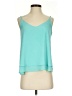 Veronica M. 100% Polyester Teal Tank Top Size S - photo 1
