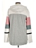 T by Talbots Color Block Gray Pullover Hoodie Size M - photo 2