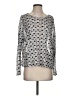 Charlie 100% Polyester Silver Long Sleeve Blouse Size XS - photo 1