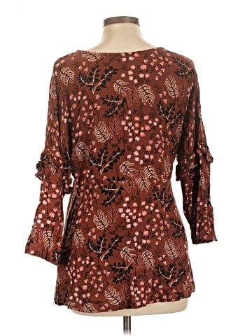 Mimi Maternity 3/4 Sleeve Blouse (view 2)
