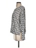 Charlie 100% Polyester Silver Long Sleeve Blouse Size XS - photo 5