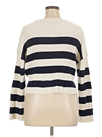 Pink Rose Pullover Sweater (view 2)