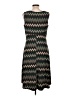 Perceptions Chevron-herringbone Brown Casual Dress Size L - photo 2