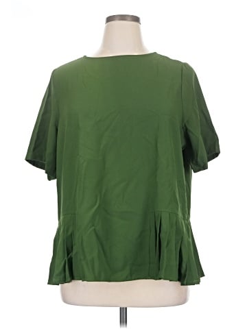 ELOQUII Short Sleeve Blouse (view 1)