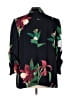 Chico's 100% Polyester Tropical Black Blazer Size Lg (2) - photo 2