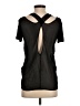 Sandro Black Short Sleeve Top Size Sm (1) - photo 2